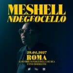 MESHELL NDEGEOCELLO in concerto a Roma il 29 aprile 2027 Meshell Ndegeocello