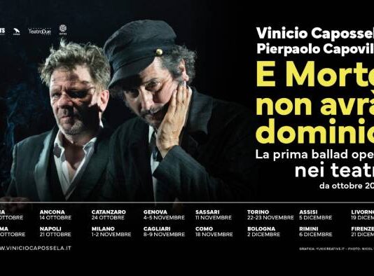 VINICIO CAPOSSELA – nuovo album e tournée teatrale “E morte non avrà dominio” da ottobre a dicembre 2026 vinicio capossela